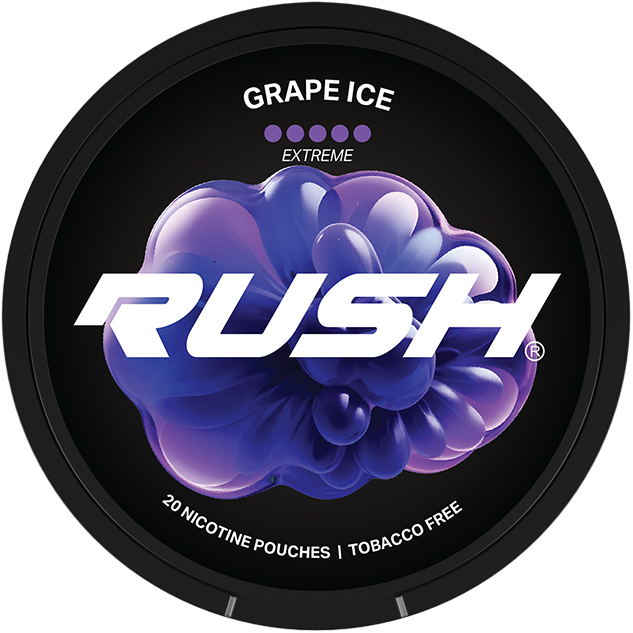 RUSH Grape Ice Extreme-Nicotine Pouches-Gigasnus.com