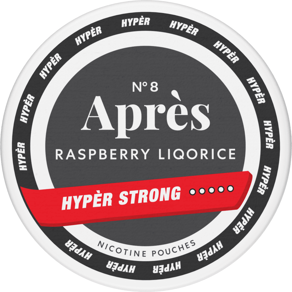 Après Raspberry Liqorice Hyper Strong-Nicotine Pouches-Gigasnus.com