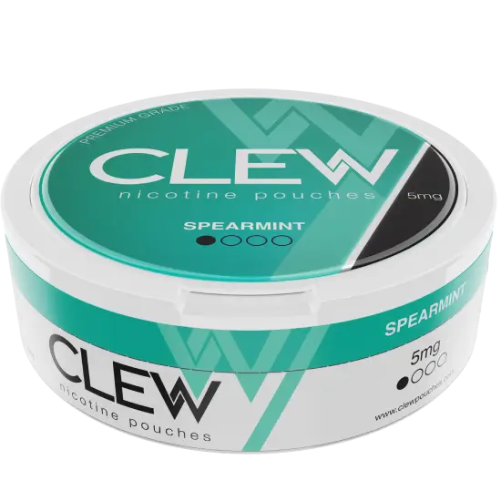 Clew Spearmint 5mg-Nicotine Pouches-Gigasnus.com