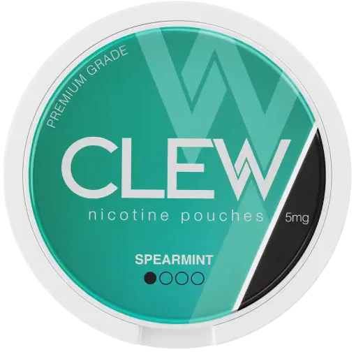 Clew Spearmint 5mg-Nicotine Pouches-Gigasnus.com