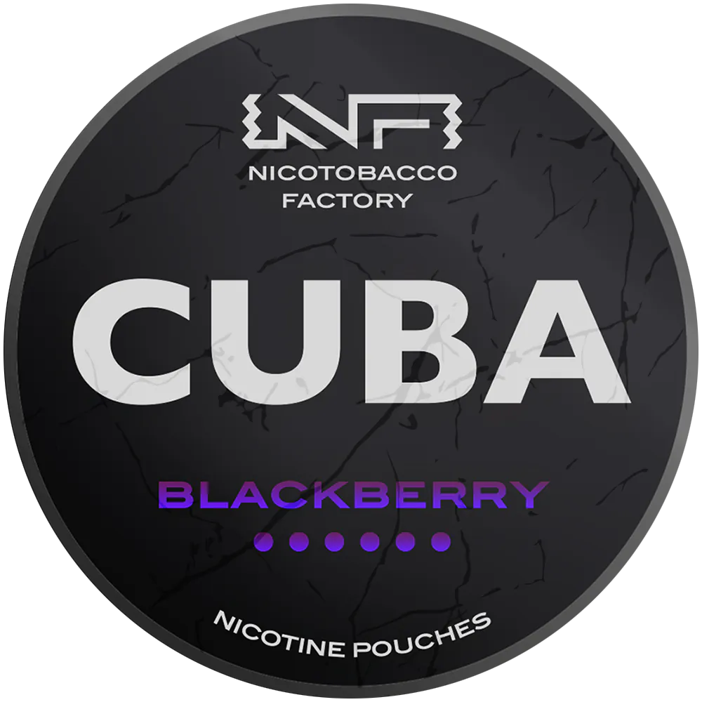 Cuba Black Blackberry-Nicotine Pouches-Gigasnus.com