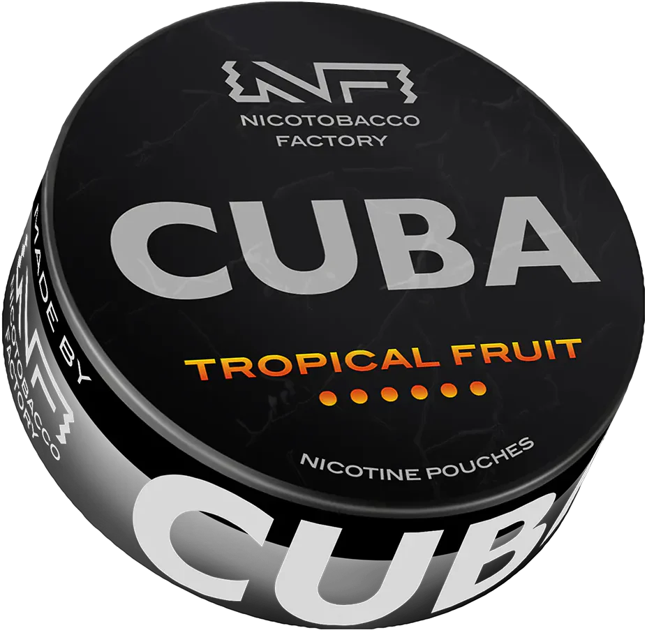 Cuba Black Tropical Fruit-Nicotine Pouches-Gigasnus.com