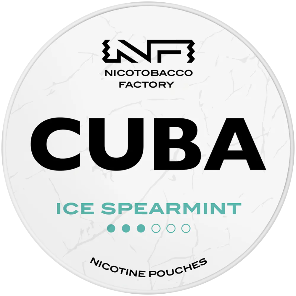 Cuba White Ice Spearmint-Nicotine Pouches-Gigasnus.com