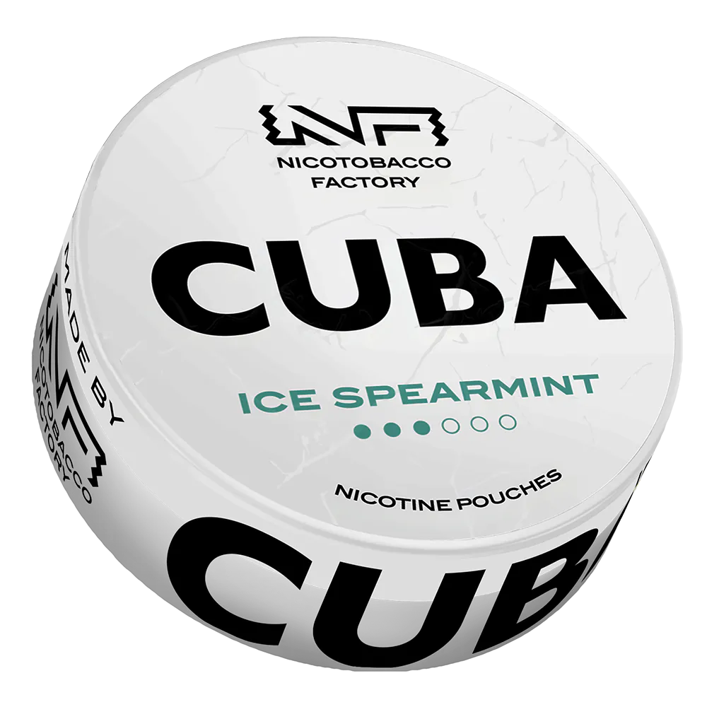 Cuba White Ice Spearmint-Nicotine Pouches-Gigasnus.com