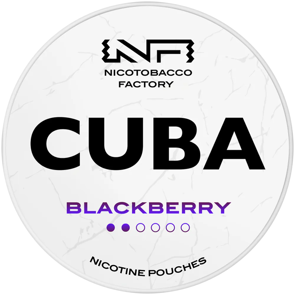 Cuba White Low Blackberry-Nicotine Pouches-Gigasnus.com