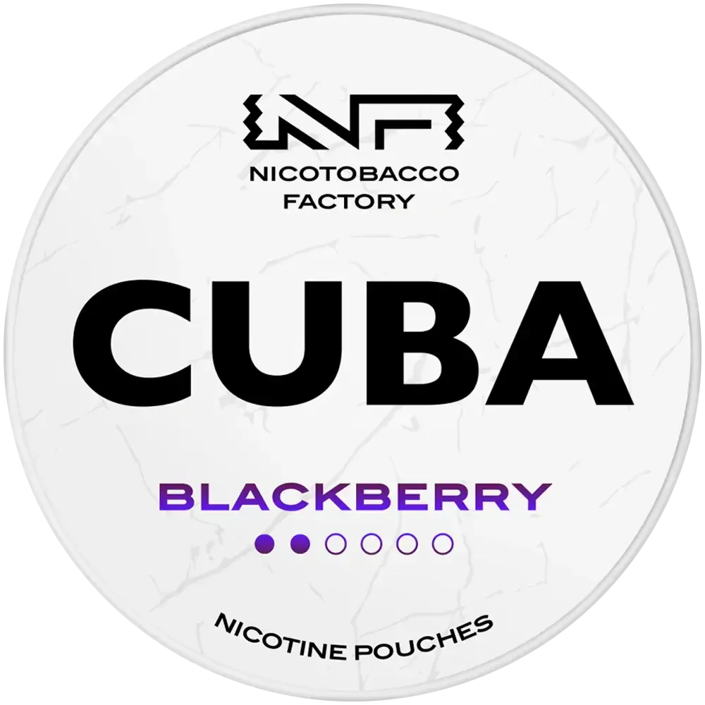 Cuba White Low Blackberry-Nicotine Pouches-SnusBox