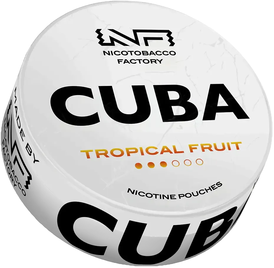 Cuba White Tropical Fruit-Nicotine Pouches-SnusBox