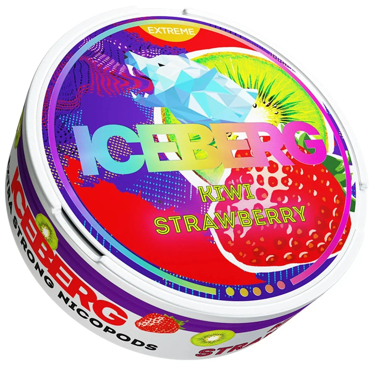 Iceberg Kiwi Strawberry-Nicotine Pouches-Gigasnus.com