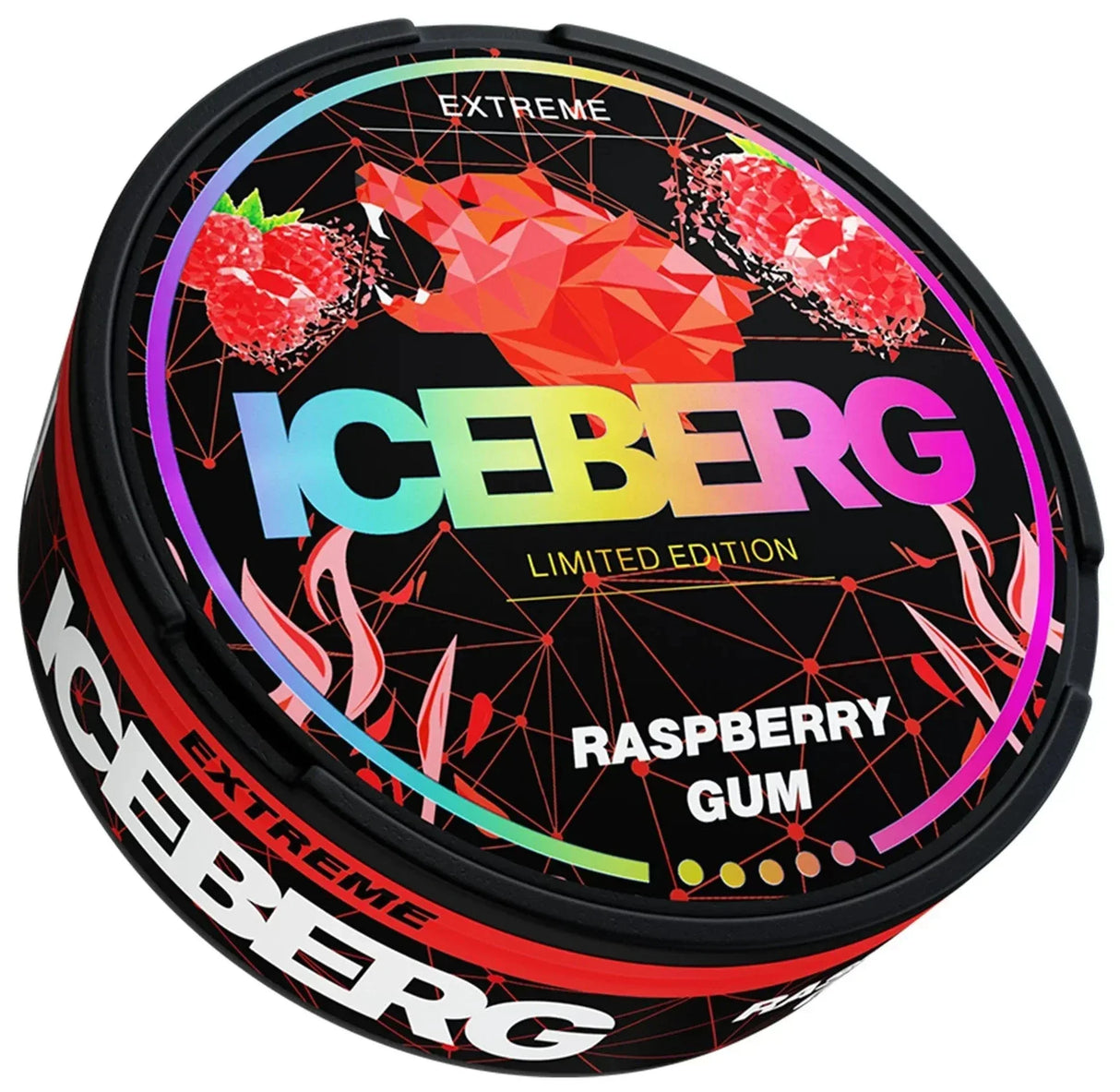 Iceberg Raspberry Gum-Nicotine Pouches-Gigasnus.com