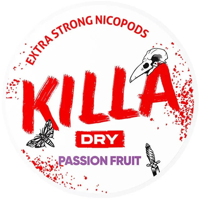 Killa Dry Passion Fruit-Nicotine Pouches-Gigasnus.com