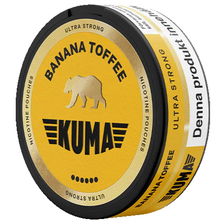 Kuma Banana Toffee-Nicotine Pouches-Gigasnus.com