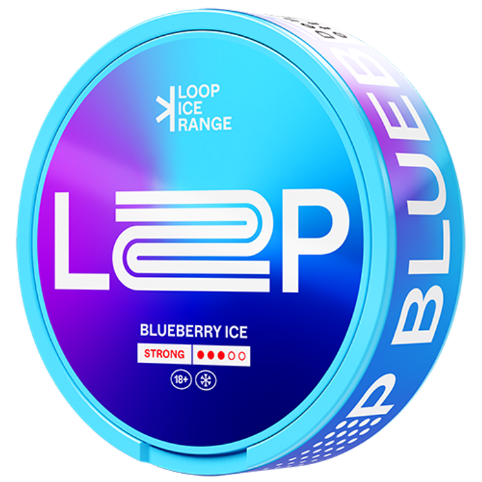 LOOP Blueberry Ice Strong-Nicotine Pouches-Gigasnus.com