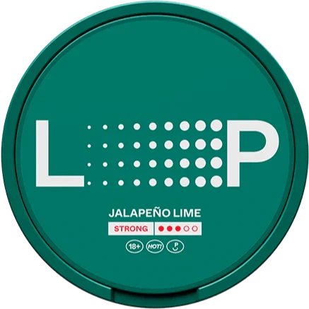 LOOP Jalapeno Lime Strong-Nicotine Pouches-Gigasnus.com