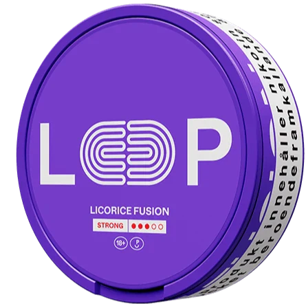 LOOP Licorice Fusion Strong-Nicotine Pouches-Gigasnus.com