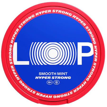 LOOP Smooth Mint Hyper Strong-Nicotine Pouches-Gigasnus.com