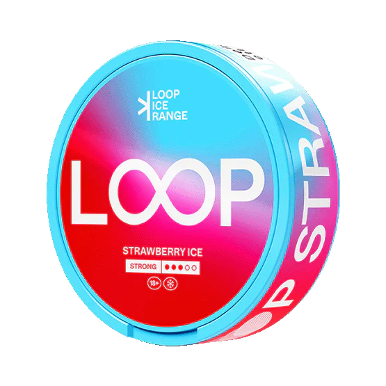 LOOP Strawberry Ice Strong-Nicotine Pouches-Gigasnus.com