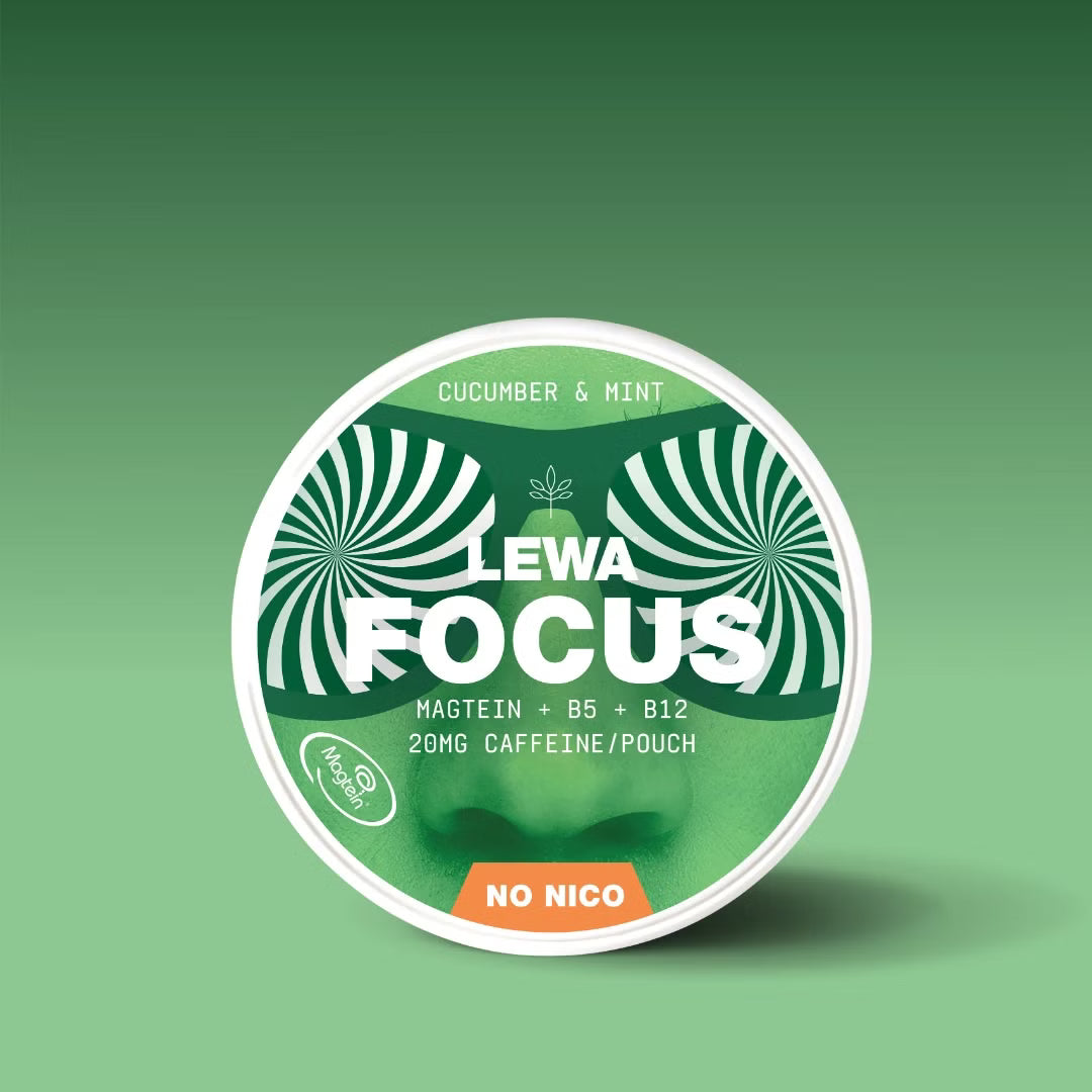 LEWA Focus Cucumber & Mint-Nicotine Free Pouches-Gigasnus.com