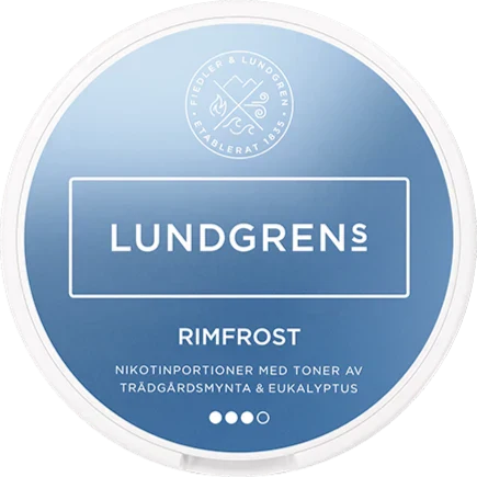 Lundgrens Rimfrost All White-Nicotine Pouches-Gigasnus.com