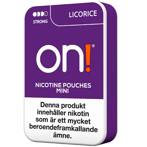 On! Licorice 6mg-Nicotine Pouches-Gigasnus.com
