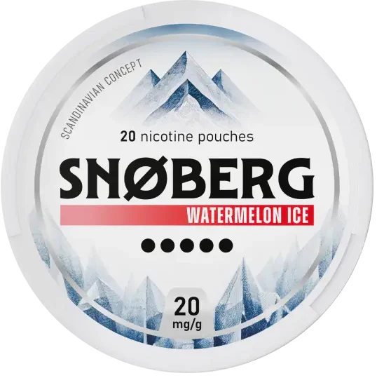 SNOBERG Watermelon Ice 20mg-Nicotine Pouches-Gigasnus.com