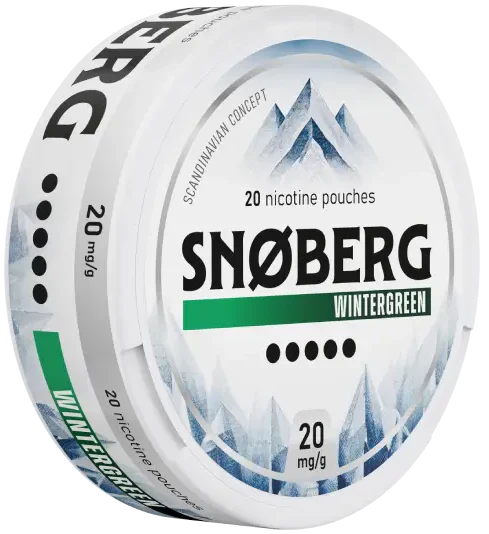 SNOBERG Wintergreen 20mg-Nicotine Pouches-Gigasnus.com