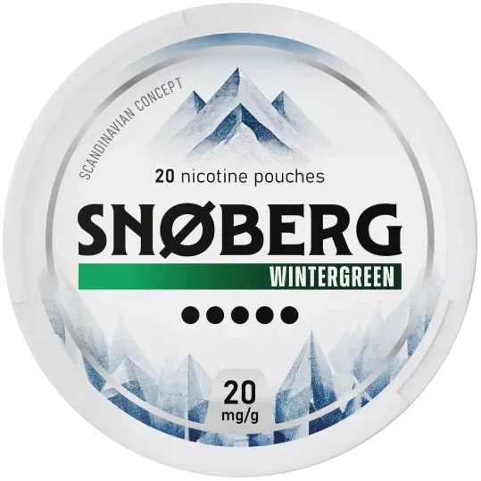 SNOBERG Wintergreen 20mg-Nicotine Pouches-Gigasnus.com