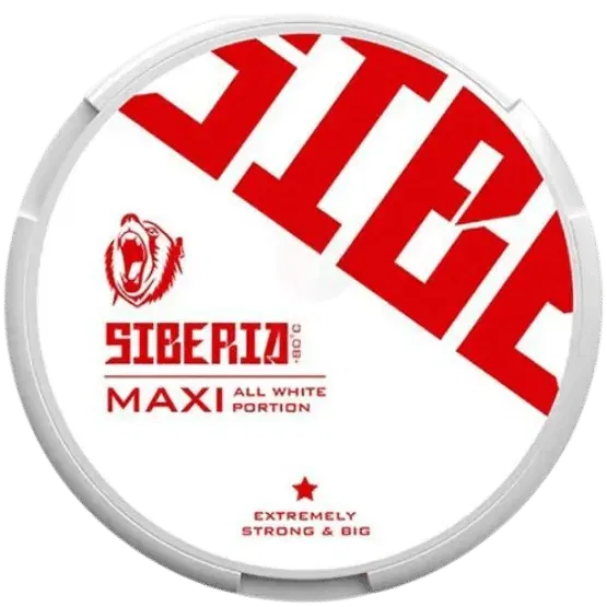 Siberia Maxi All White Portion-Nicotine Pouches-Gigasnus.com