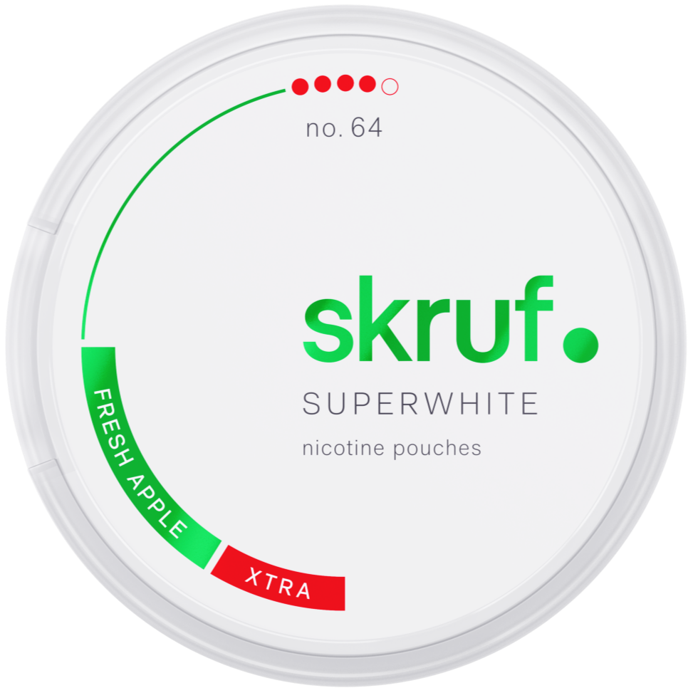 Skruf Superwhite Fresh Apple-Nicotine Pouches-Gigasnus.com