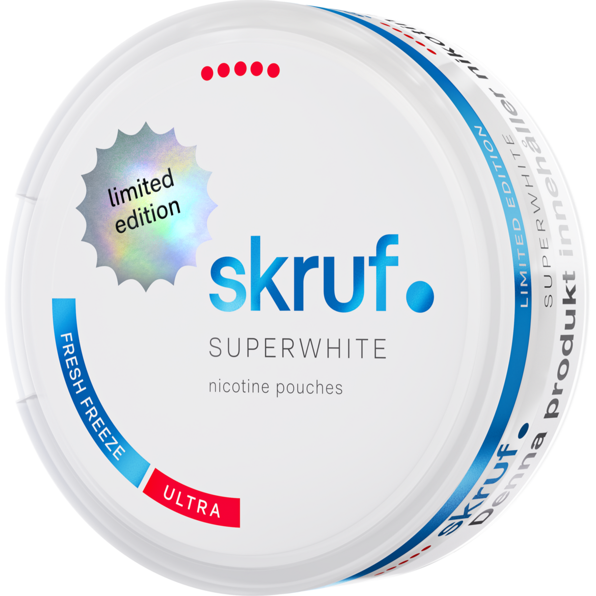 Skruf Superwhite Fresh Freeze-Nicotine Pouches-Gigasnus.com