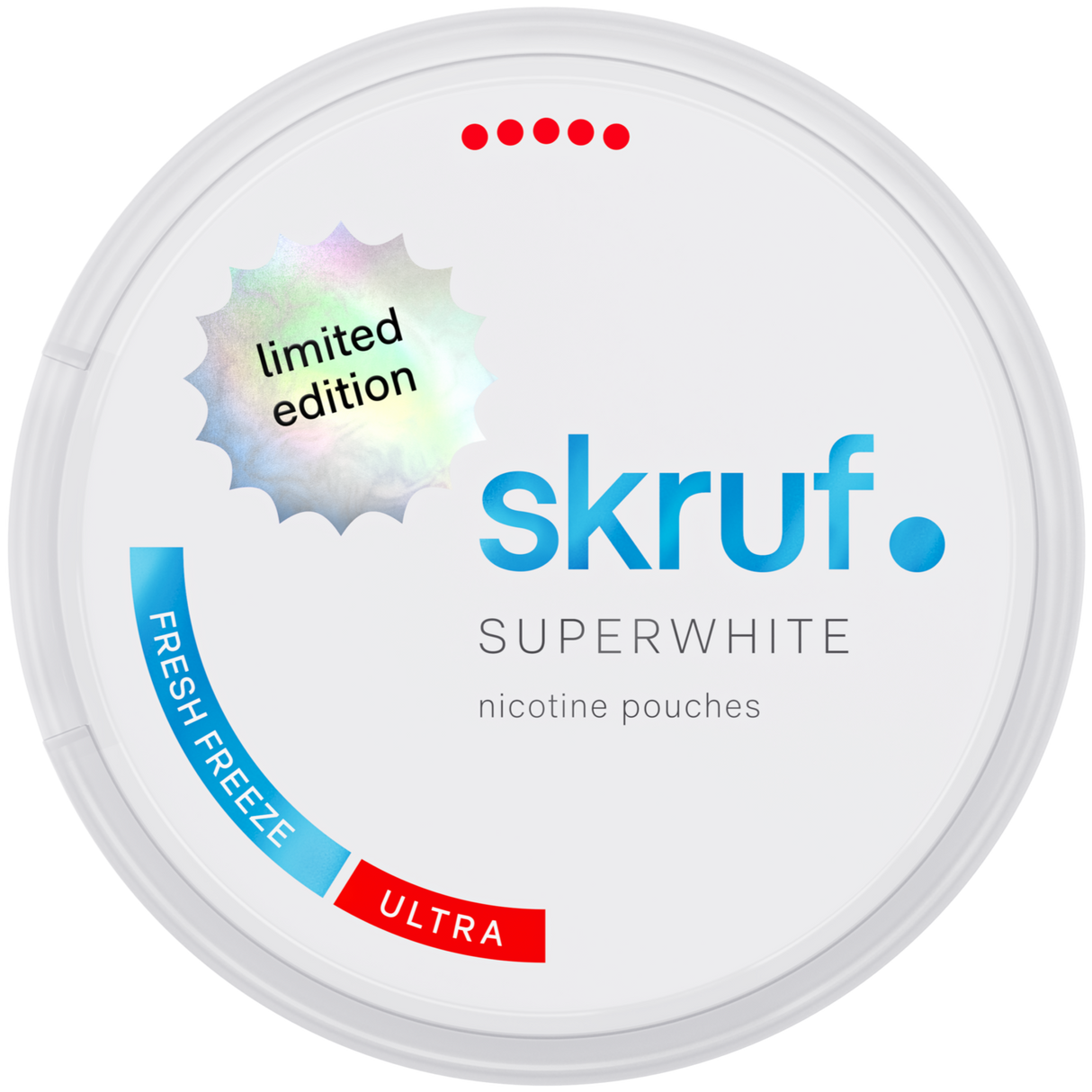 Skruf Superwhite Fresh Freeze-Nicotine Pouches-Gigasnus.com