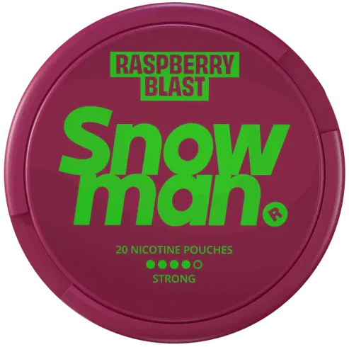 Snowman Raspberry Blast 12mg-Nicotine Pouches-Gigasnus.com
