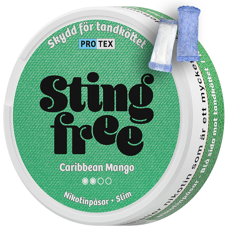 Stingfree Caribbean Mango-Nicotine Pouches-Gigasnus.com