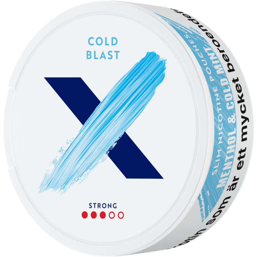 X Cold Blast Strong-Nicotine Pouches-Gigasnus.com