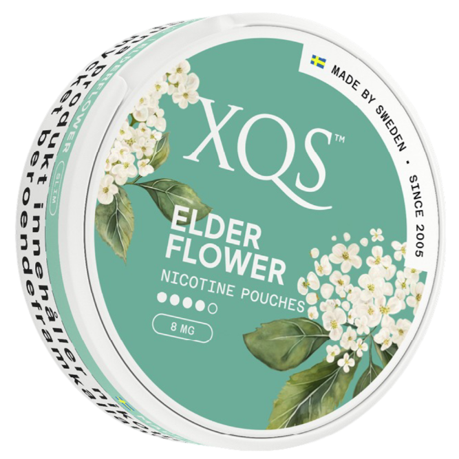XQS Elderflower Strong-Nicotine Pouches-Gigasnus.com