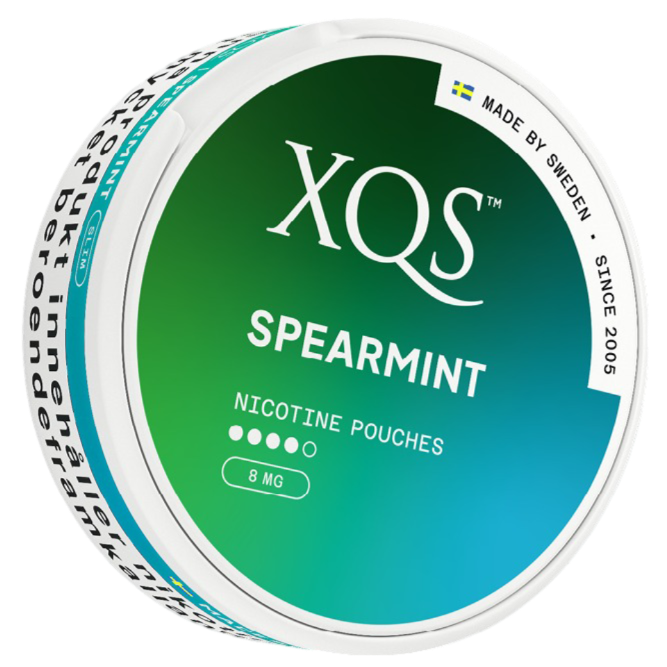 XQS Spearmint Strong-Nicotine Pouches-Gigasnus.com