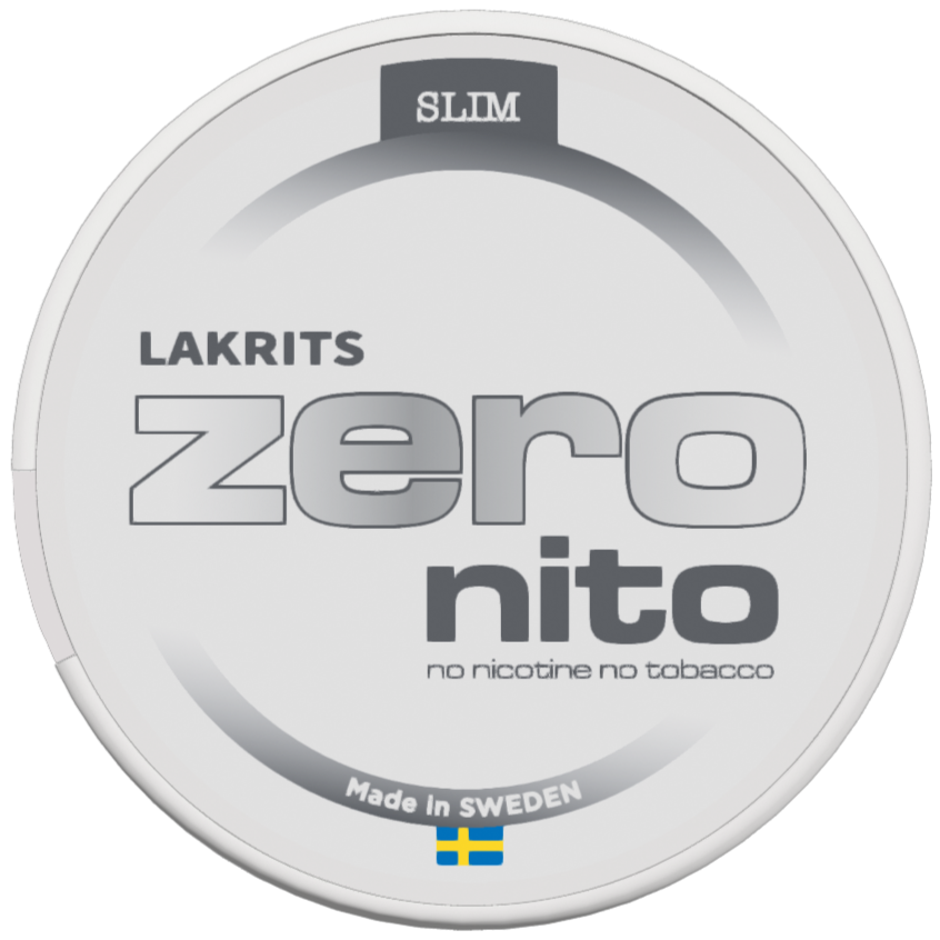Zeronito Lakrits Slim-Nicotine Free Pouches-Gigasnus.com