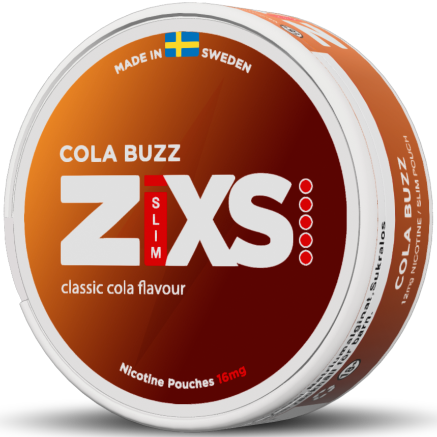 Zixs Cola Buzz Slim-Nicotine Pouches-Gigasnus.com