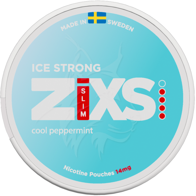 Zixs Ice Strong Slim-Nicotine Pouches-Gigasnus.com