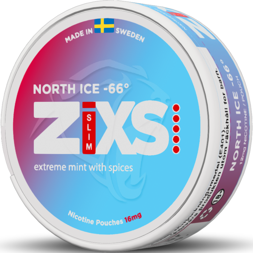 Zixs North Ice Slim-Nicotine Pouches-Gigasnus.com