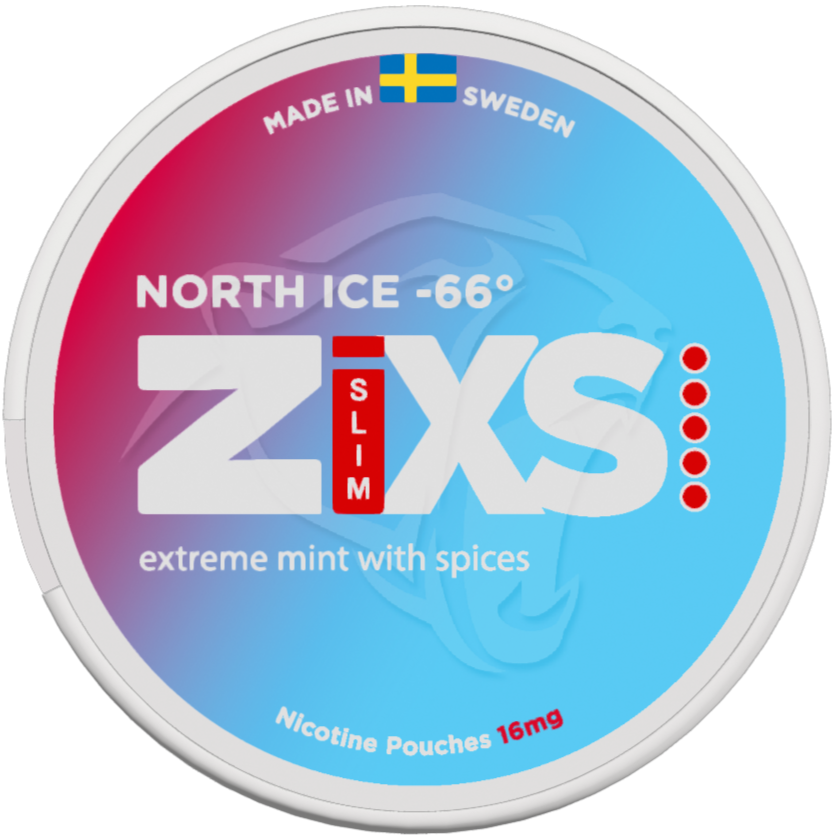 Zixs North Ice Slim-Nicotine Pouches-Gigasnus.com