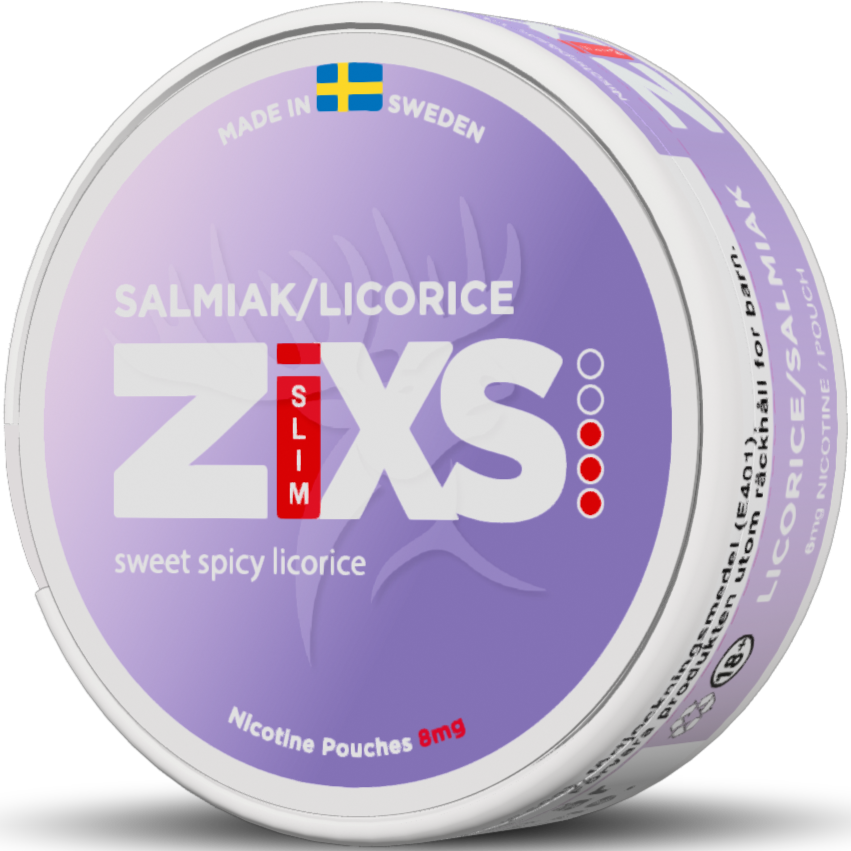 Zixs Salmiak Slim-Nicotine Pouches-Gigasnus.com