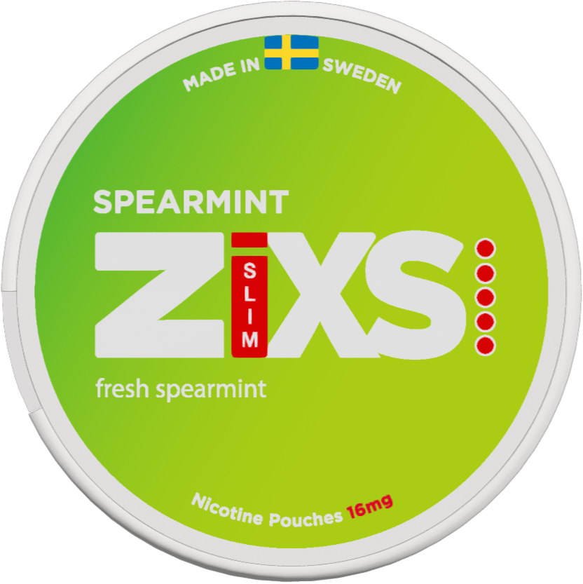 Zixs Spearmint Slim-Nicotine Pouches-Gigasnus.com