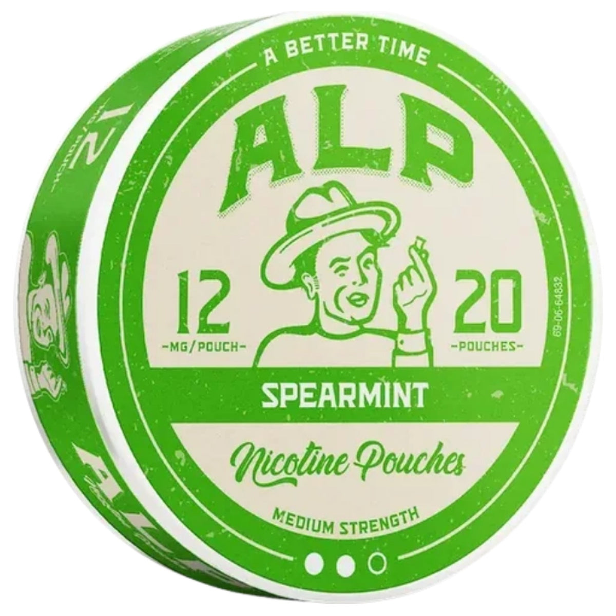 Alp Spearmint 12mg-Nicotine Pouches-Gigasnus.com