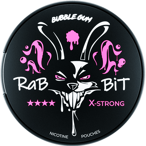 RaBBiT Bubble Gum-Nicotine Pouches-Gigasnus.com