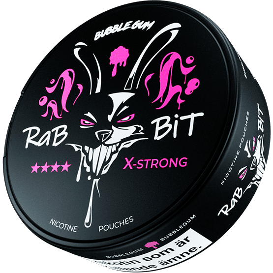 RaBBiT Bubble Gum-Nicotine Pouches-Gigasnus.com