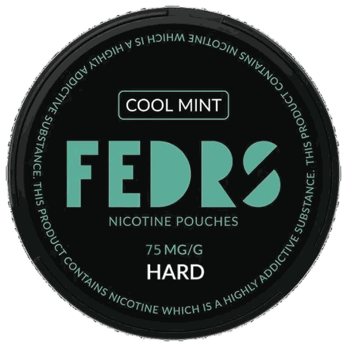 FEDRS BLACK Cool Mint 75mg-Nicotine Pouches-gigasnus.com