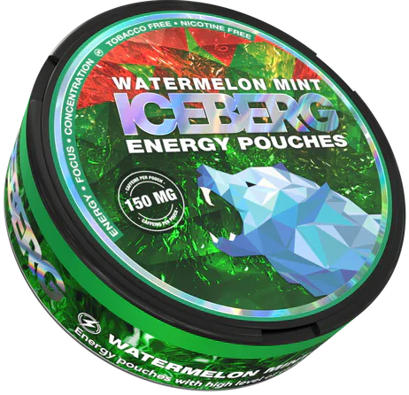 Iceberg Energy Watermelon Mint 150mg-Koffein Pouches-Gigasnus.com