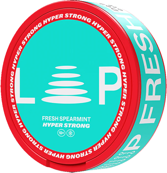 LOOP Fresh Spearmint Hyper Strong-Nicotine Pouches-Gigasnus.com