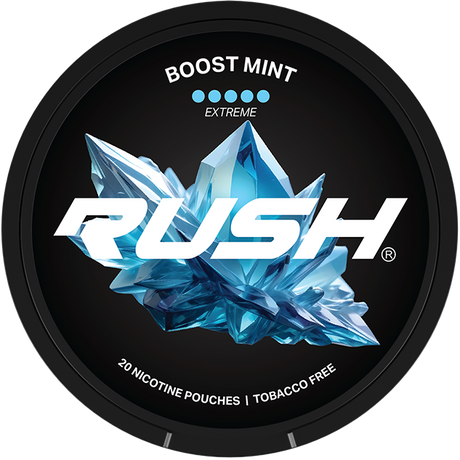 RUSH Boost Mint Extreme-Nicotine Pouches-Gigasnus.com