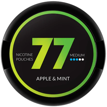 77 Apple & Mint-Nicotine Pouches-Gigasnus.com